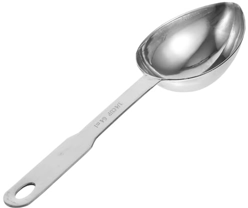 Stainless Steel Tablespoon Measuring Spoon, Silver, Heavy Duty | Easy to Clean, Strong and Lightweight Build, for Coffee Beans and Tea in Kitchens or Coffee Shops