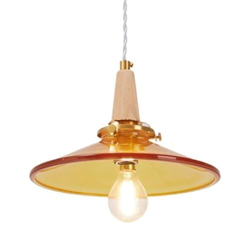 Nordic Industrial Style Chandelier, E14 Light Source Glass Pendant Lamp Shade, Ceiling Lighting Fixtures, Bedroom Dining Room Corridor Decoration Hanging Light