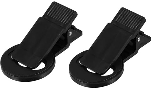 MAGICLULU 2 Piezas Clip para Lente de Teléfono Móvil de Resistente y Antideslizante Compatible con Lentes Externos de Cámara para Fotografía Móvil Pack de Unidades