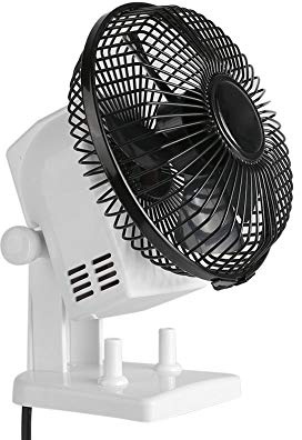Qudinip Mini Ventilador Eléctrico para Manicura, Diseño Giratorio, Alta Potencia Eólica Ajustable de 2 Velocidades con Poco Ruido, para Secado Rápido de Esmalte de Uñas (Enchufe europeo 220V)