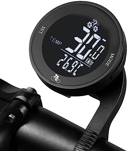 Ejoyous Ciclocomputador Inalámbrico para Bicicleta, Ordenador de Bicicleta KMH, Medidor de Bicicleta, Cuentakilómetros, Computadora para Bicicleta, Velocímetro con Pantalla LCD Grande,