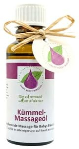 Die Aromaölmanufaktur KÜMMEL MASSAGEÖL für Babys 10ml - Wohltuende Baby Bauchmassage mit 100% natürliche Inhaltsstoffen, Babyöl