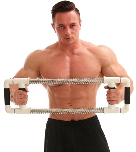 GoFitness Push Down Bar - Brusttrainer Fitnessgerät für Zuhause | Krafttraining Sportgerät für Brustmuskeln, Arme, Schultern, Bauch und Rücken, Home Gym Equipment Brust Trainingsgerät
