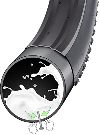 YunSCM 2PCS Selbstdichtend 26 Zoll Schlauch 26x3.50/4.0 AV32mm Valve Fat Bike Schläuche，pannensicherer，Selbstreparierender Kompatibel 26 x 4,0 Mountainbik-Reifenschläuche, selbstdichtende