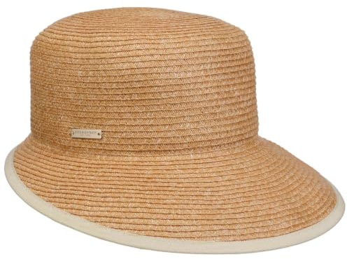 Seeberger Katalia Schute Strohcap Strohhut Damenhut Sonnenvisor Damen - mit Schirm Frühling-Sommer Sommer