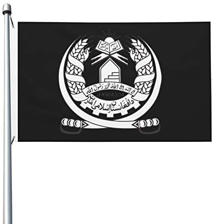 Afghanistan-Wappen, doppelseitige Flagge, 9,1 x 1,52 m, Rasen, Balkon, Veranda, Party, geeignet für jedes Wetter im Freien