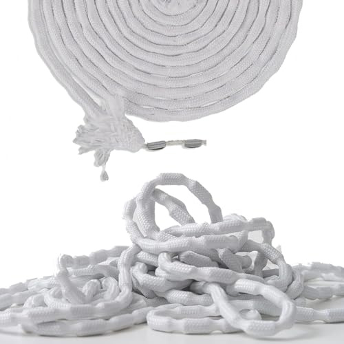 thirei Cadena de Plomo Pesada, Calidad Comercial especializada, Cinta de Plomo para Cortinas, 5 m, Cadena de Plomo Pesada, Peso de Cortina, Peso de Cortina, para Cortinas, Cortinas, Telas, mosquitera