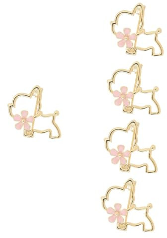 TENDYCOCO 5 Pièces Broche Épinglette Animaux Épingle Animale Épinglette Chaton Insigne De Chat Pince à Linge Mignon Insignes D'animaux Jolie Épinglette Épingle De Chat Épingle à Dos Alliage