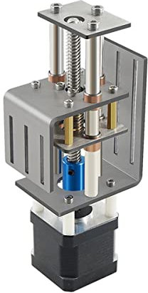Fegtrtyoa CNC-Z-Achsen-Schiebetisch, CNC-FräSer-Kit, DIY-FräSen, Kleines ÜBertragungsmodul, 100 Mm Abstand, HolzfräSer, Z-Achsen-Motor