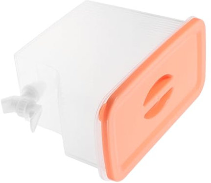 ULTECHNOVO Contenitore Acqua Con Rubinetto Contenitore Bevande Freddo Tè Freddo Per Frigorifero Distributore Limonata Trasparente Portatile Resistente Per Feste Barbecue