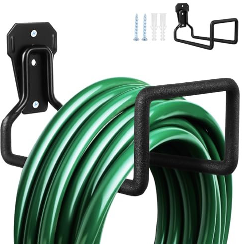 Balacoo 2piezas Gancho De Metal Resistente Para Almacenamiento Garaje y Jardín Para Herramientas Mangueras y Escaleras Soporte De Carga Alta