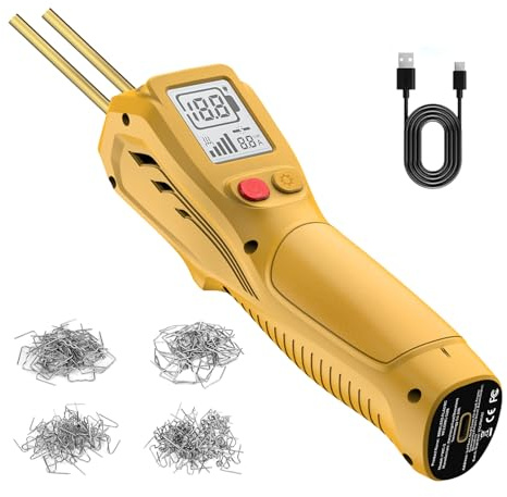 Kit saldatore in plastica senza fili da 500 W con cucitrice a caldo 200 pezzi ricaricabile USB 5000 mAh riparazione paraurti saldatura per la maggior parte