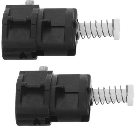 BESTonZON Kit 2 Pezzi Accessori Ricambio Maniglia Telescopica Valigia in Metallo Resistente Antiruggine Clip Bloccaggio per Riparazione Bagagli da Viaggio