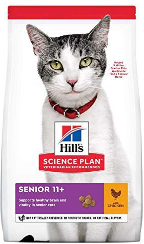 Hills Science Plan Senior Chicken Dry Cat Food - 3kg
