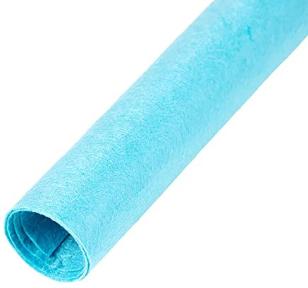 Yimihua Filz Stoff 1mm 85 x 100 cm Filzstoff Bastelfilz Farbig Filz Blätter Vliesstoff Kinder DIY Zubehör zum Handwerk Nähen Projekte(Color:Blau)