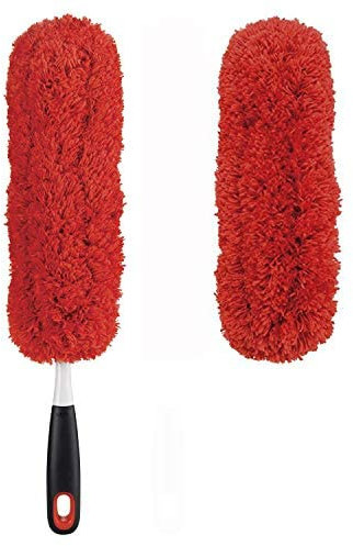 OXO Good Grips Microfiber Hand Duster with Microfiber Duster Refill