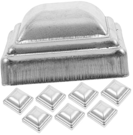 VILLFUL 20pcs Square Post Caps Fence Post Covers Column Wraps for Porch Outdoor Decor Replacement for Corridors