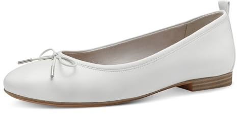 Tamaris Ballerina Damen Elegant weiß,EU 39