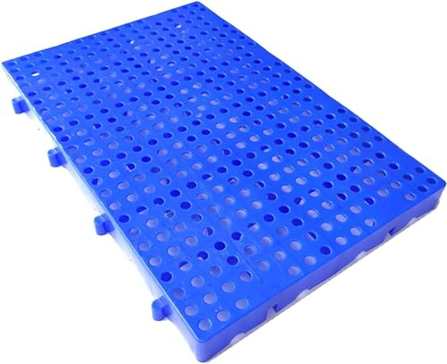 Gitterrost-Lüftungspalette Kunststoff-Palette, Wasserdichte, feuchtigkeitsbeständige Bodenpaletten, for die Lagerung von Küchenbalkons im Supermarkt, for Supermarktgaragen, Außenschränke(60x40x5cm)