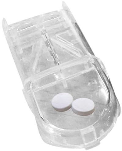 Dispensador Múltiple De Pastillas - Dispensador De Medicamentos | Cortador De Pastillas De Plásti | Cortador De Pastillas | Divisor De Pastillas Pequeñas | Cortadores De Pastillas Para Tableta
