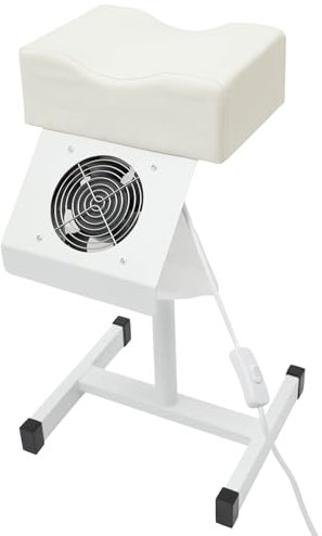 Pediküre-Stuhl, Nagelstuhl, verstellbarer Fußspa-Massagestuhl, Beinstütze Fußpflege, Einstellbare Höhe (48-68cm), Pediküre Stuhl mit Nagelstaubsauger, für Salons, den gewerblichen Einsatz im Spa