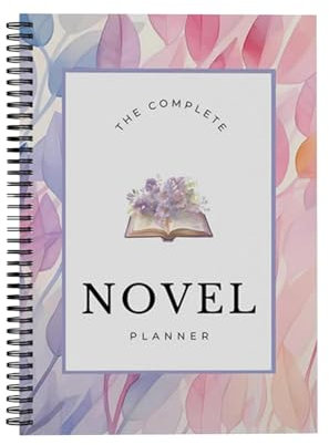 Setauoo Novel Writing Planner – Writer-Tagesplaner und A5-Umriss – Digitaler Fiction-Monatsgewohnheitstracker, undatierter Aufgabenmanagement-Organizer für Planung, Konturen