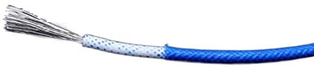 JIEYUZYUO Fil Silichaute Température 2 M/5 M, 300 °C, Câble En Cuivre Souple, Fibre de Verre Tressée, Isolation, Élément Chauffant/6Mm2 (9Awg)/2M
