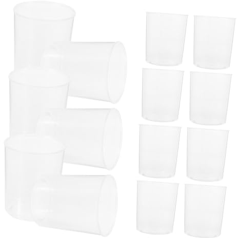 OSALADI 30pcs Lab Beakers Laboratory Measuring Cup Science Experiment Beaker for Chemistry Classroom Use Safe