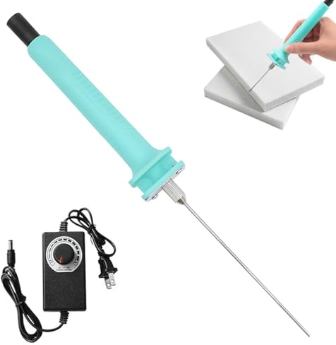 Eléctrico Espuma Maquina de Cortar,Cortador Eléctrico de Espuma,Cortador de Espuma,AC110-240 V,Enchufe de la UE,para Cortar Bordes,Espuma de Poliestireno Grabado Arte Diy Herramienta