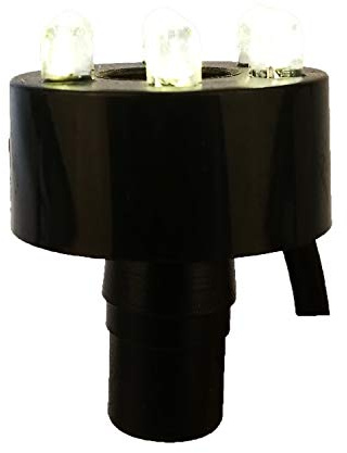 Anillo de iluminación LED de Köhko 29002 para fuentes de 2 metros, blanco cálido