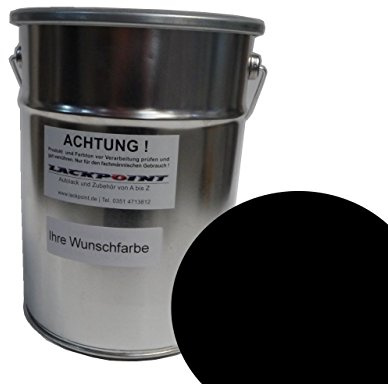 Lackpoint 0,5 Liter Spritzfertigen Basislack Vorlack Schwarz Autolack Trendlack Tuning Neu