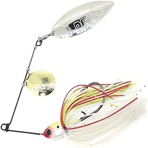 Berkley dex Spinnerbait Leurre Brochet et Perche - un Spinnerbait pour la Pêche du Carnassier en Eau Douce, Jig avec Palette Qui Renvoie de Fortes Vibrations