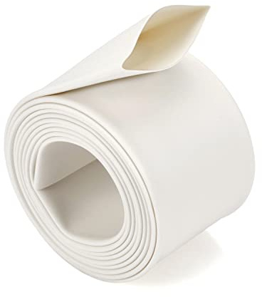 Chanzon 3:1 Ratio 1/2 (12.7mm) Heat Shrink Tubing - Marine Grade Waterproof Adhesive Lined - 4Ft Roll (1.22M Total Length) White Polyolefin Sleeving Wrap Shrinking 3 to 1 Ratio 1pcs