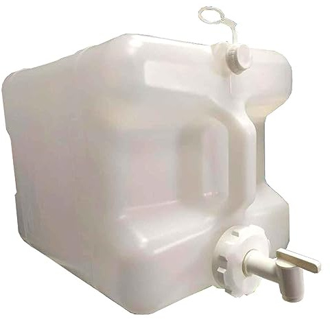 AC - Bidón con grifo y cierre hermético, Ideal para el almacenamiento de liquidos, fabricado en plástico, 26 Litros de capacidad, 44,5 x 28 x 28 cm, Ref. 41165