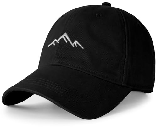 HeyCaps Baseballkappe für Herren – Trucker-Kappen für Herren, personalisierbar, Golfmütze, Baseballmütze, Schwarz , Einheitsgröße