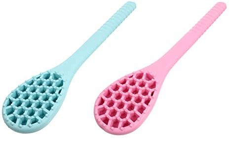 FRCOLOR Silikon Massagehammer 2 Stück Handliche Körperklopfmassagegeräte aus Silikon Tragbar zur Muskelentspannung und Ermüdungsreduktion Geeignet für Hüften und Beine