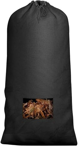 Rasenmähersack 79x51 Zoll Laubsack mit großer Kapazität und Reißverschluss und Netz Wiederverwendbarer Rasentraktor-Laubsack zum Laubsammeln Grasfang-Laubsäcke Rasen- und Laubsammler Laubsammler Rasen