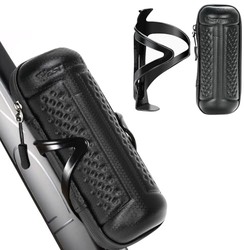 Drado Sac à Outils de Vélo pour Porte Bouteille d'eau, Sac à Outils de réparation de vélo, Sac de Rangement pour Vélo(Noir)