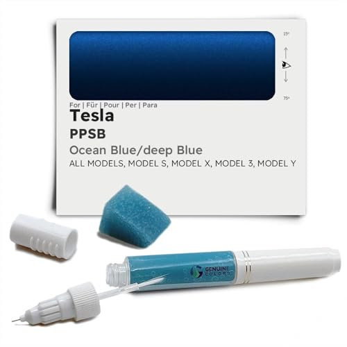 Genuine Colors Lackstift Ocean Blue DEEP PPSB für Tesla Blau Model S 3 X Y