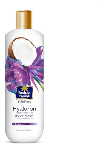 Parachute SKIN PURE BODY WASH HYALURON, Virgin Coconut Oil, Best of Science and Nature, Hydrating Body Wash, Dermatologically Tested, Paraben Free, pH Balanced | 13.52 Floz