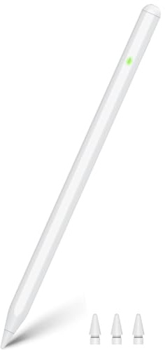 Pencil für Apple iPad 2018-2024, KOKABI für iPad Stift mit extra großer Batteriekapazität, Schnellladung Pen für iPad Air 3/4/5/M2, Mini 5/6, 6/7/8/9/10, Pro 11/12.9/M4