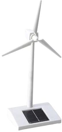 LeeQinersw Mini Solar Energy Wind Mill Toy,Wind Power with Solar Base,Mini Wind Turbines Generator,for Kids