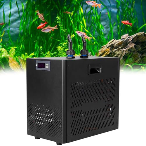 GESAIDES Enfriador de Acuario para Pecera, Enfriador de Agua, Enfriador Hidropónico, Equipo de Enfriamiento para Pecera de Agua Dulce y Salada, Medusas Hidropónicas,160L