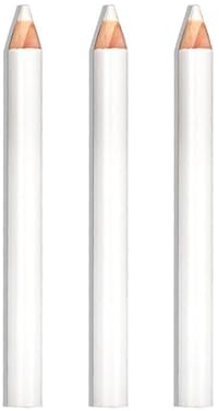 3 Pieces French White Nail Pencil for Whitening & Art - Manicure Pen for DIY Dot Line Pattern Nail Art Supplies