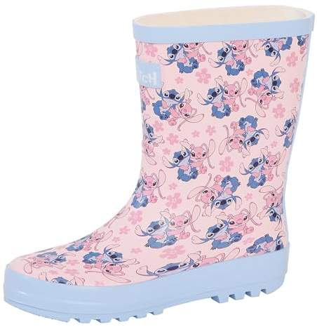 Disney Girls Stitch Wellies Rubber Wellington 4 UK Multi