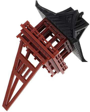 ERINGOGO Statue De Jardin De Fées Maison De Fées De Jardin Décoration Asiatique Extérieure Pavillon Chinois Mini pour Aquarium Terrarium Et Micro-Paysage