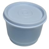 Tupperware Kinder Kunterbunt 120 ml Dosen Box Mini Dose mit Deckel 120ml (hellblau)
