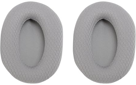 Fabater Comfortable Memory Foam Ear Pads for X Headphone, Strong Sealed Material Enhances Soundproofing, 2 Pairs Included, a Must-Have for Commuters and Working Professionals (Gray)