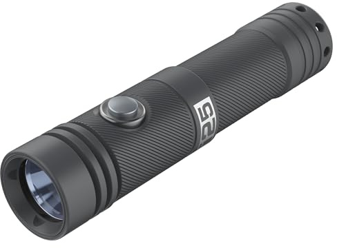 SEAC i25 Tauchlampe 1000 Lumen | Wiederaufladbare Tauchlampe | Tiefe 100 m | Li-Ion-Akku 3450 mAh im Lieferumfang enthalten | 6°-Lichtstrahl | Kompakt und leicht