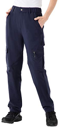 YSENTO Womens Hiking Trousers Lightweight Walking Quick Dry Outdoor Stretch Camping Cargo Trousers